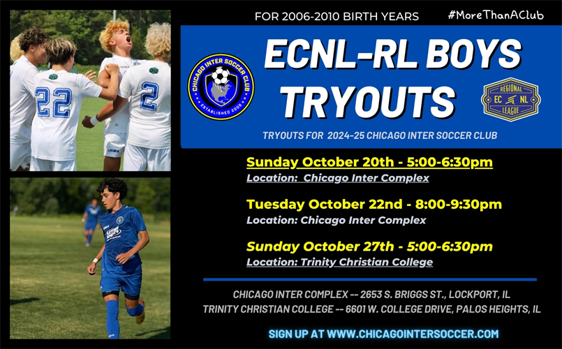 ECNL-RL HS Boys Tryouts 24-25