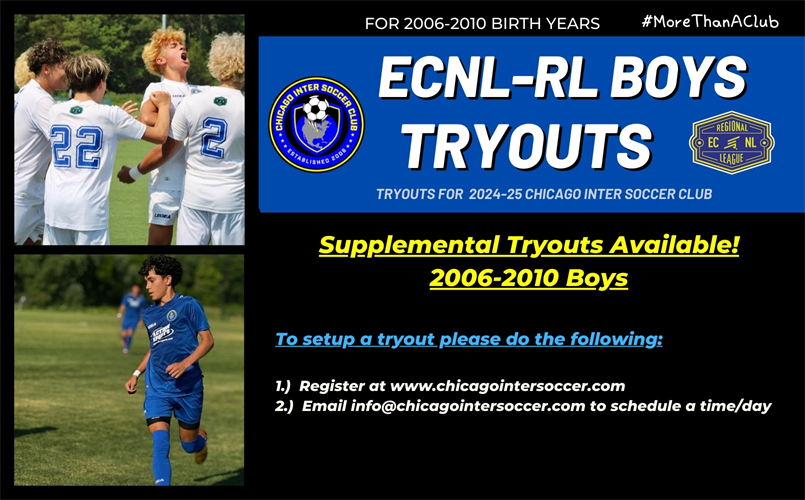 ECNL-RL HS Boys Tryouts 24-25